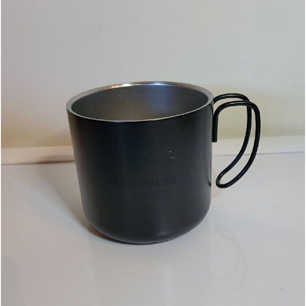 Starbucks 12oz Seattle, WA Black Stainless Steel Cup